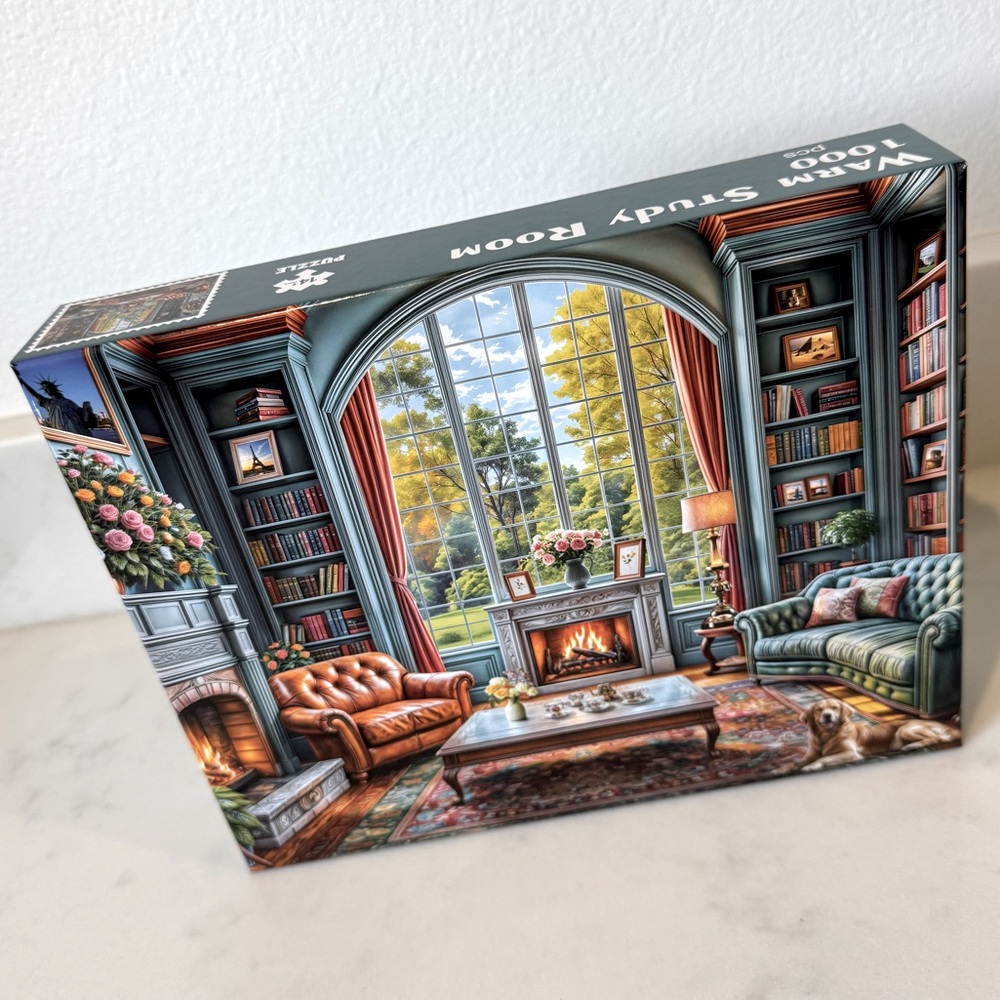 1000 Piece Puzzle, Cozy Study